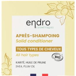ENDRO après-shampoing solide bio tous types de cheveux