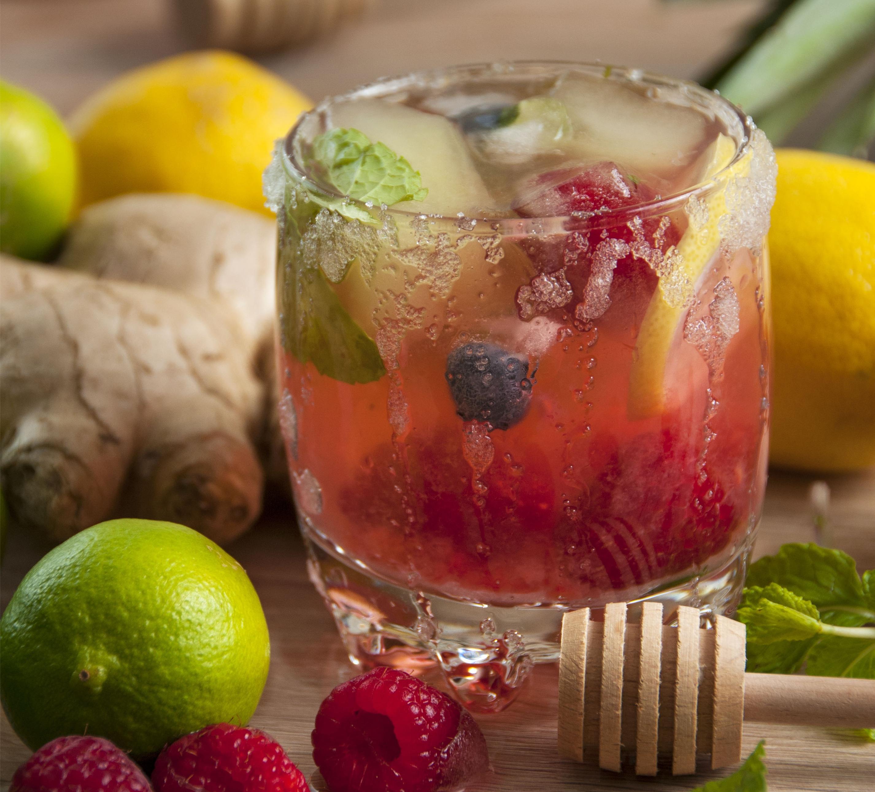 Tisane cocktail glacé