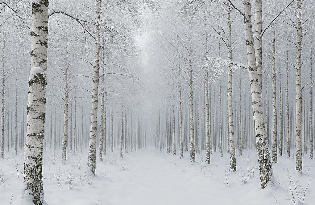 Bouleau en hiver